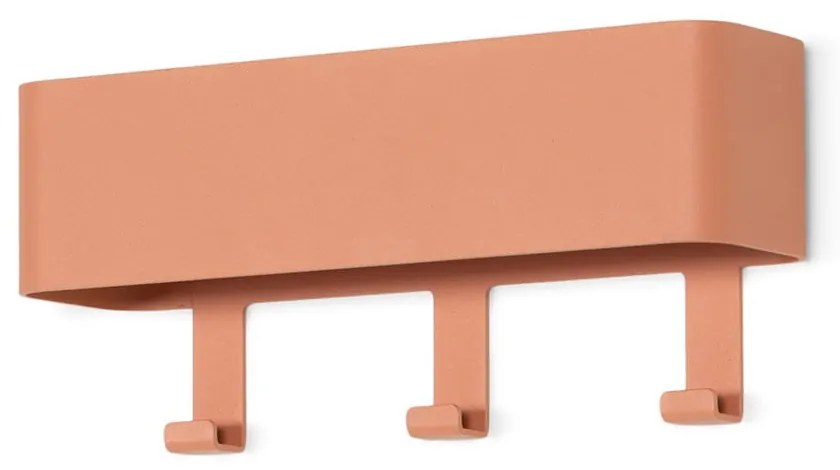 Lazacszínű fém fali fogas polccal 27 cm Dax Play – Spinder Design