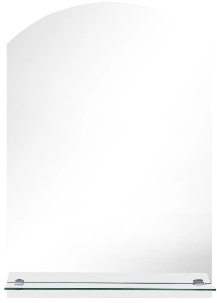 edzett üveg falitükör polccal 50 x 70 cm