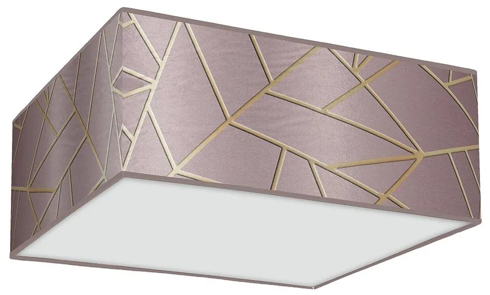 Mennyezeti lámpa ZIGGY 3xE27/60W/230V rózsaszín/arany