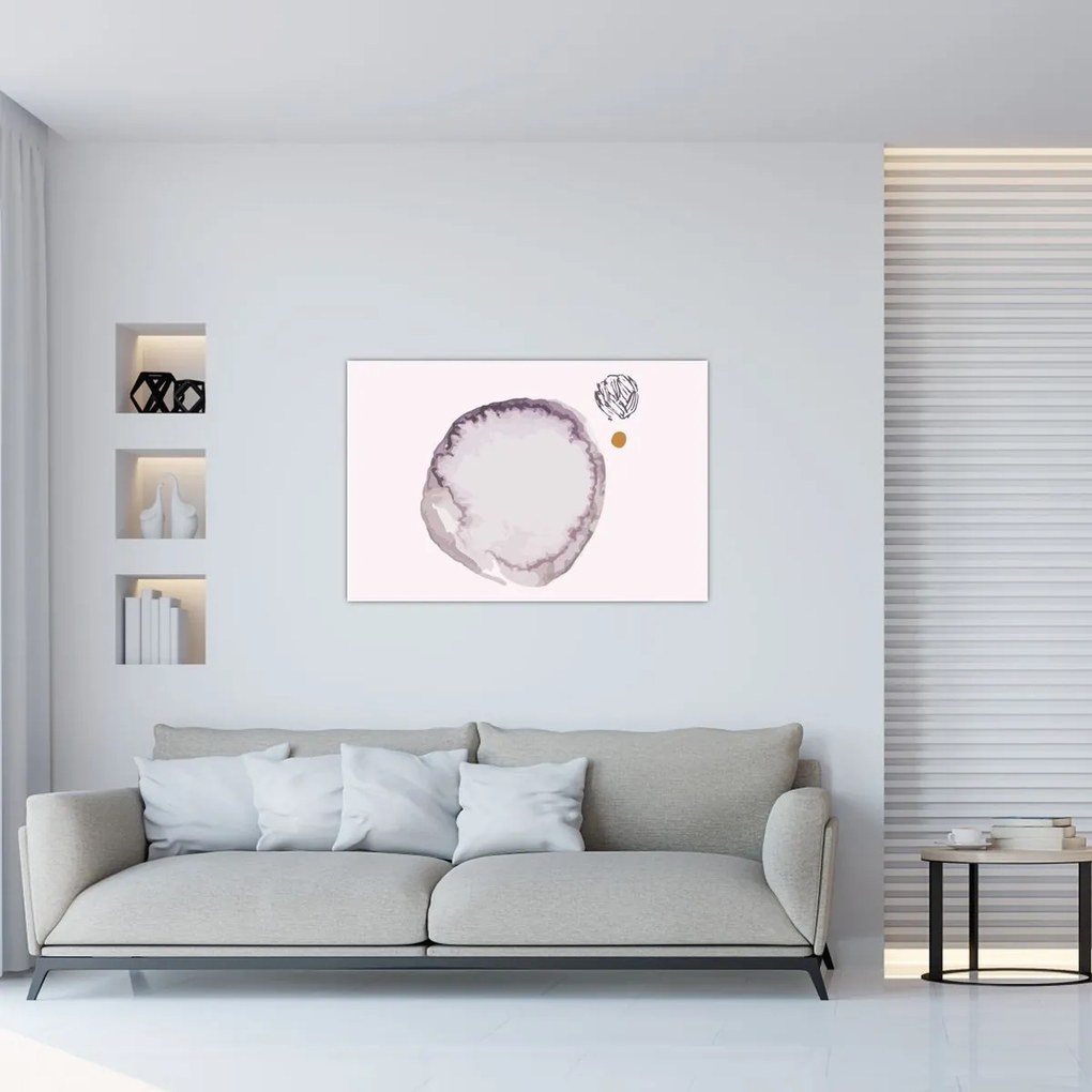 Kép - Lila minimalizmus N⁰4 (90x60 cm)
