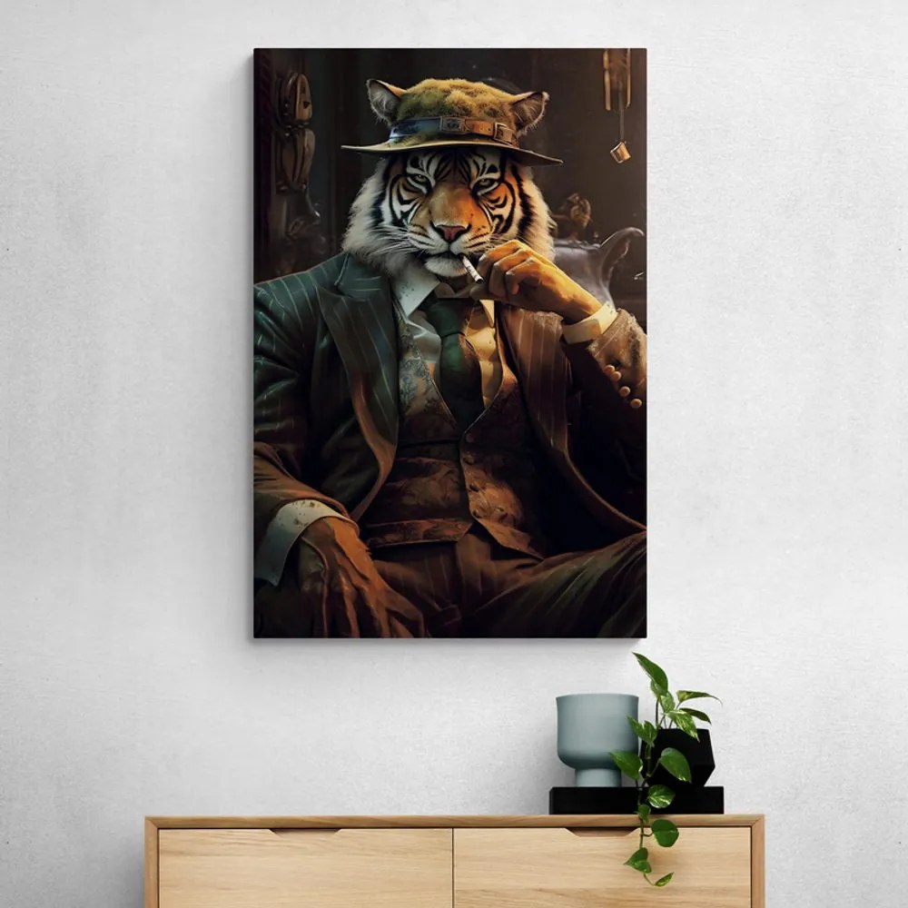 Kép állat gengszter tigris - 60x90