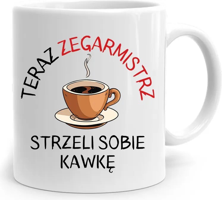 Ajándék Bögre Az Óramesternek Lőtt Magának Egy Kávét, fényképes nyomtatással