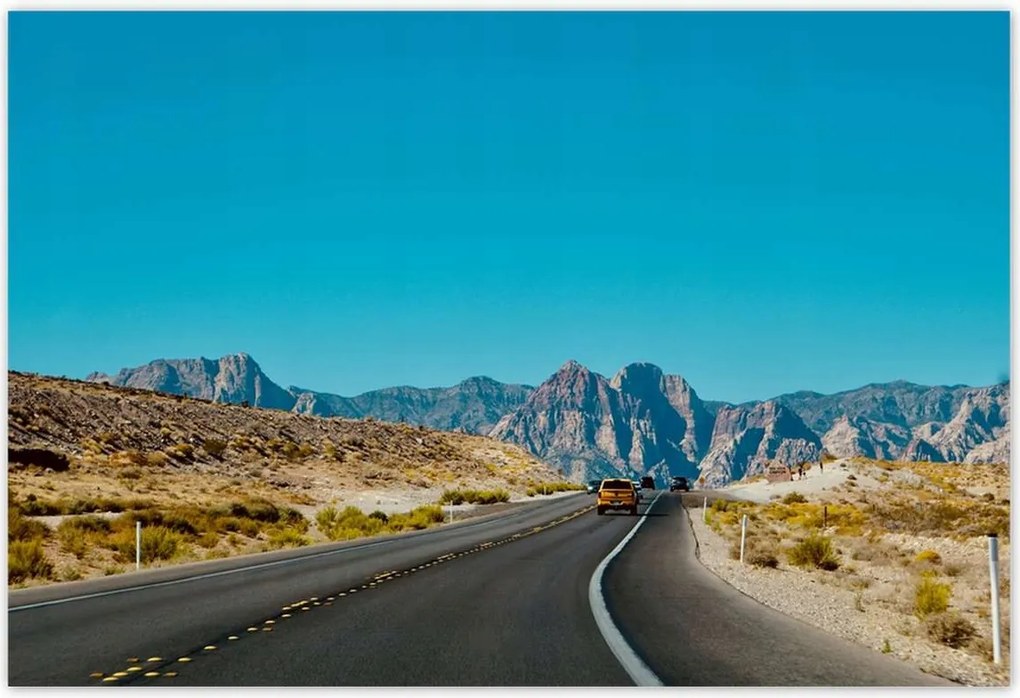 Poszterek 155x105 Út a kanyonon át Hegyek