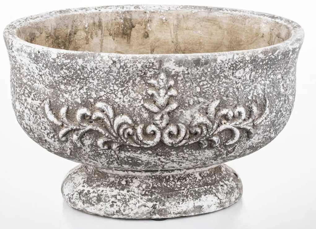 Cyrus design Kaspó cement szürke 18,5x30x18cm