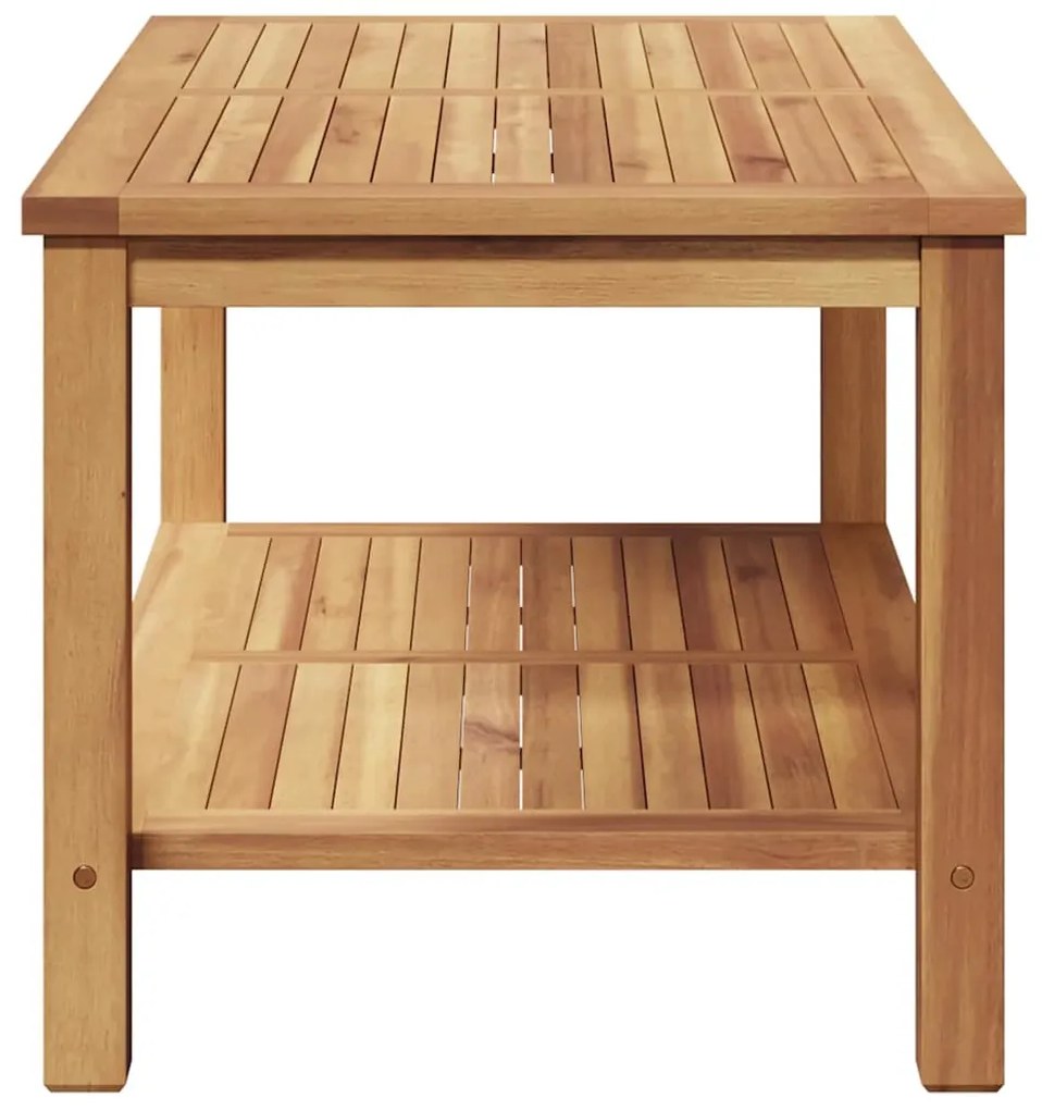 Dohányzóasztal Barna 90 x 50 x 45 cm Tömör tíkfa