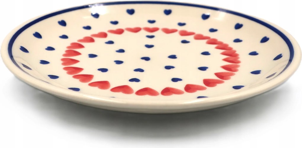 Desszerttányér 19 cm Kerámia Boleszláv Valentin nap