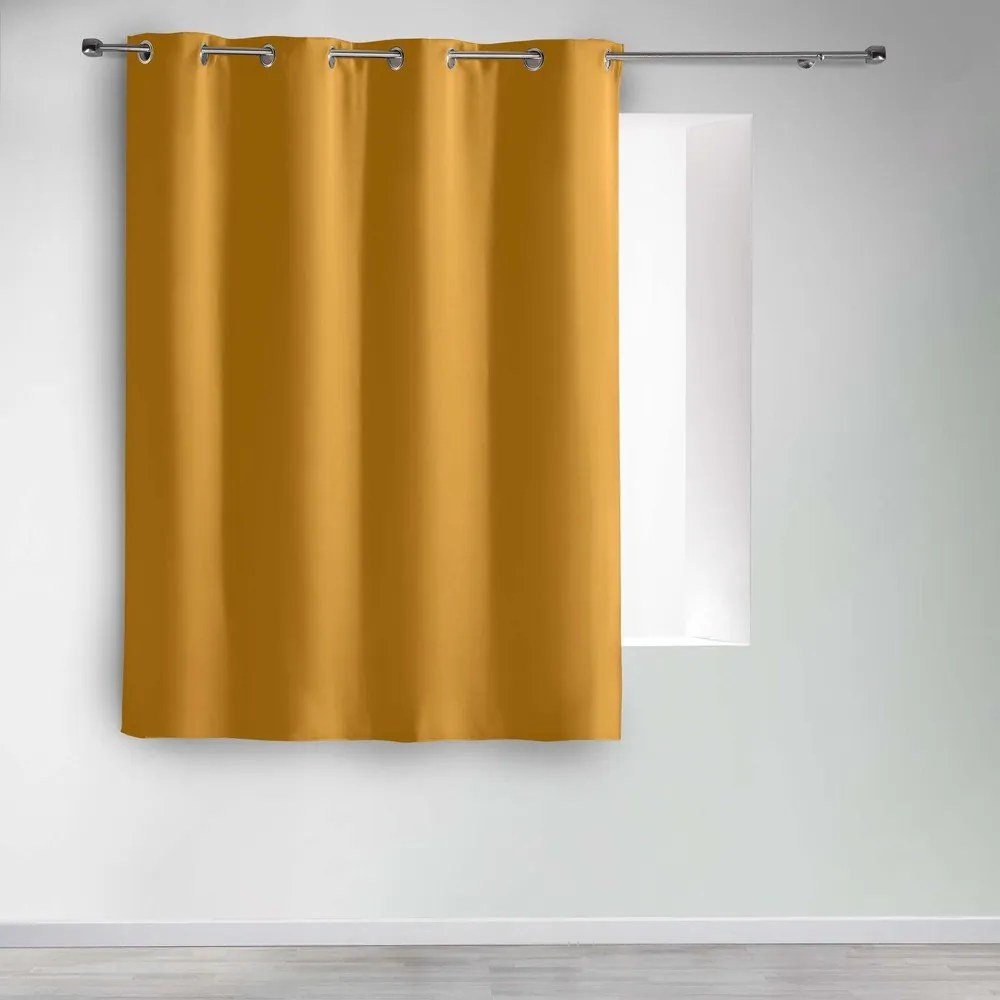 Okkersárga sötétítő függöny 135x180 cm Occult – douceur d'intérieur