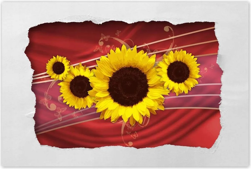 Poszterek 60x40 Napfény absztrakt