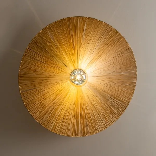 Brilagi - LED felületre szerelhető csillár CERIA BOHO 1xE27/40W/230V Ø 80 cm raffia