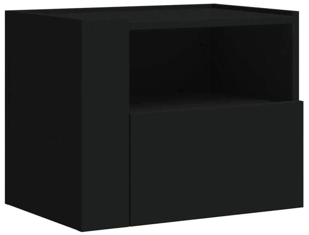 2 db fehér falra szerelhető éjjeliszekrény 45 x 30 x 35 cm