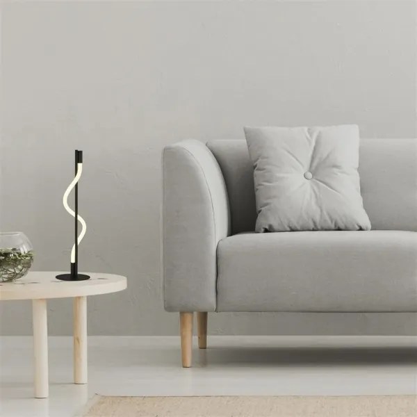 Searchlight EU57212BK - MARILYN LED asztali lámpa LED/8W/230V fekete