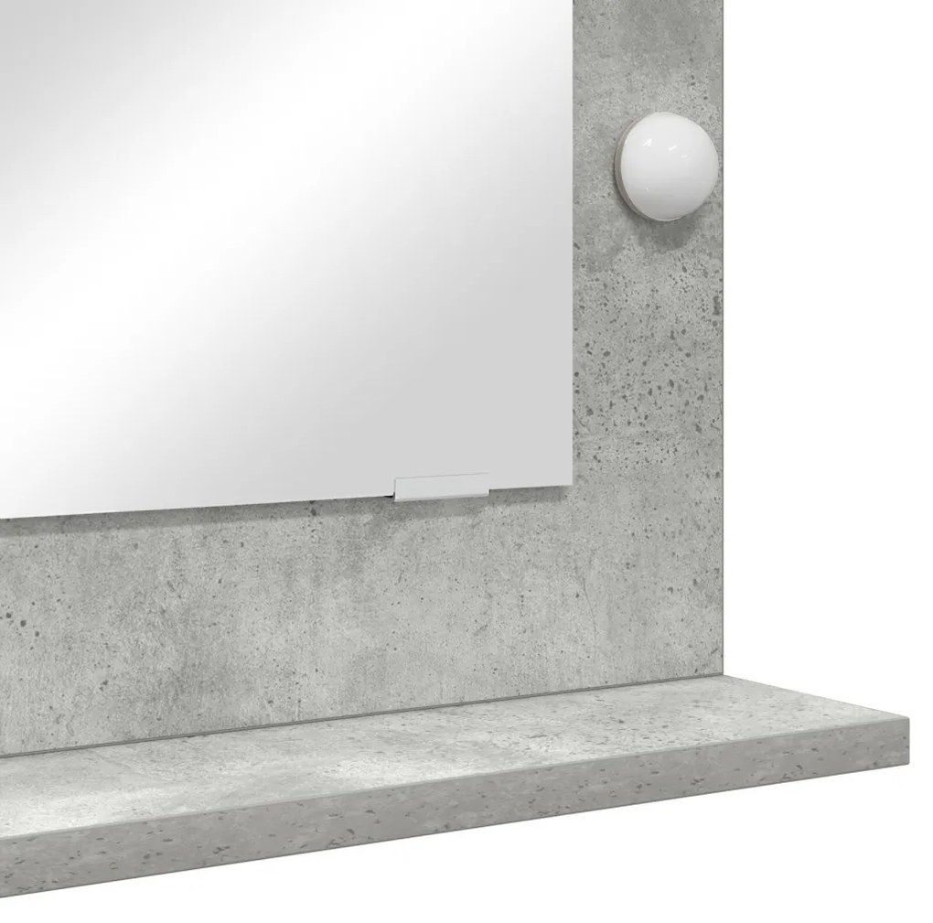 pipere tükör Beton szürke Beton 70 x 50 x 18 cm Tükör