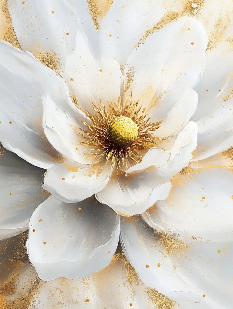 Vászonkép Canvas Természet Fehér Virág Magnólia Glamour 60x80