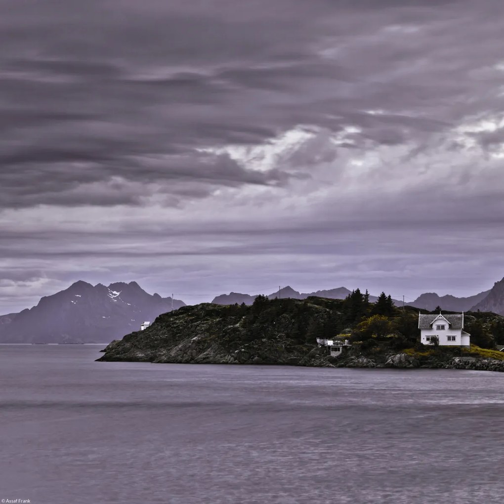 Poszter 30x30cm Norvég fjord 2, Assaf Frank