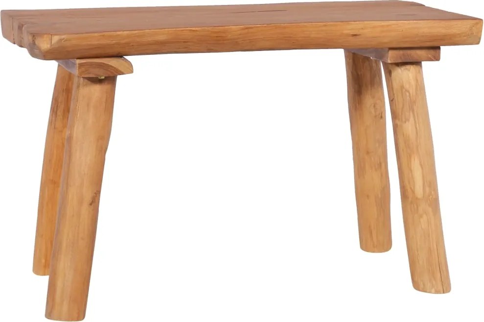 vidaXL tömör tíkfa kerti pad 80 cm
