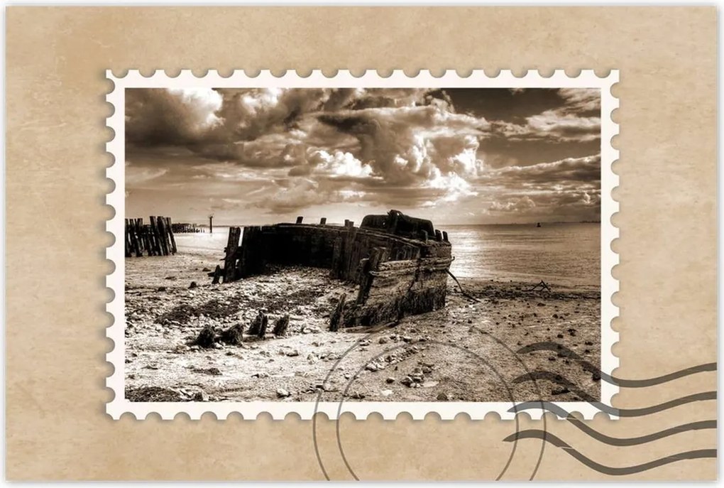 Poszterek 60x40 Horgászcsónak fotó