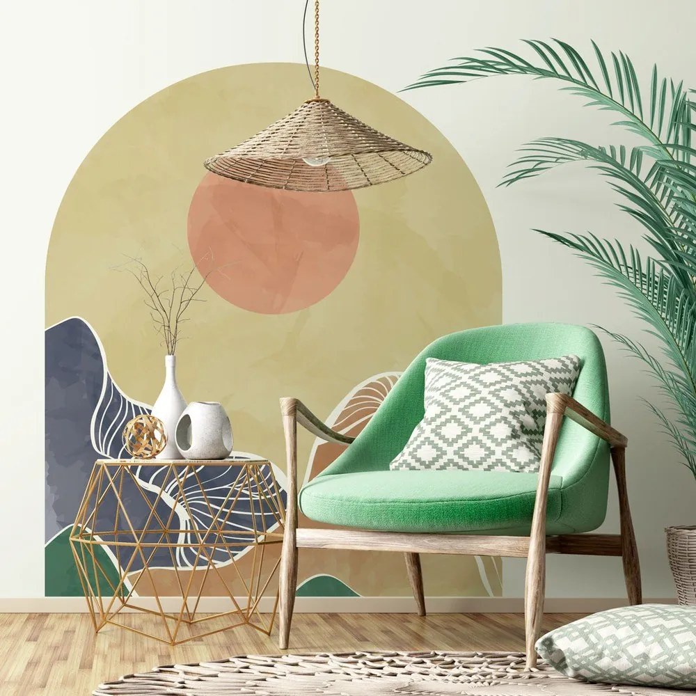 Falmatrica 120x140 cm Abstract Rising Sun Arch – Ambiance