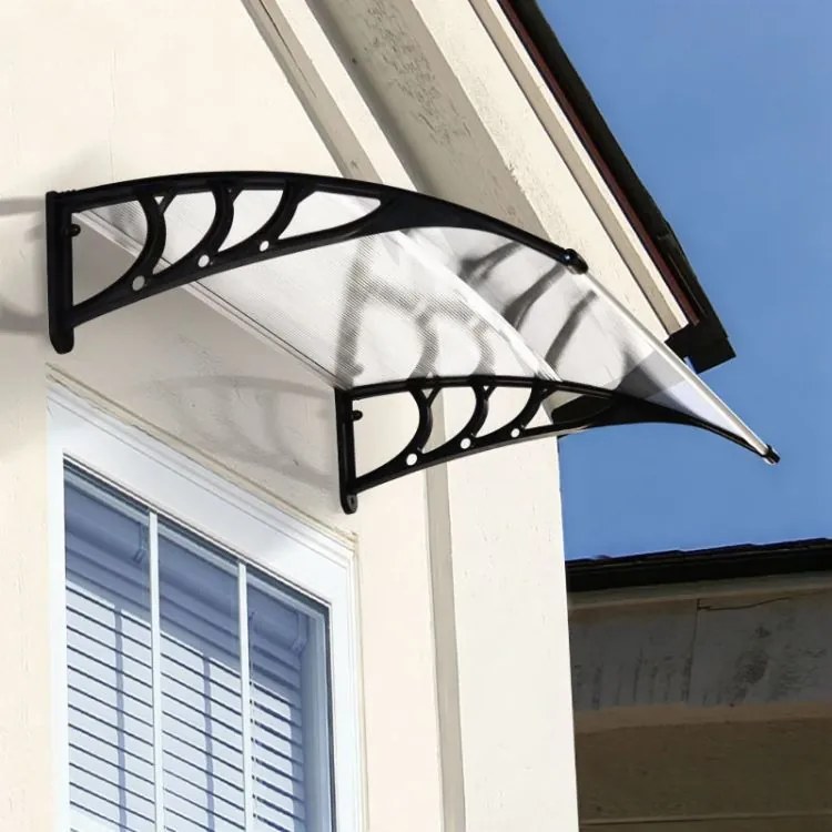 Tető a bejárati ajtó felett - polikarbonát Szélesség: 80 cm | Hossza: 100 cm