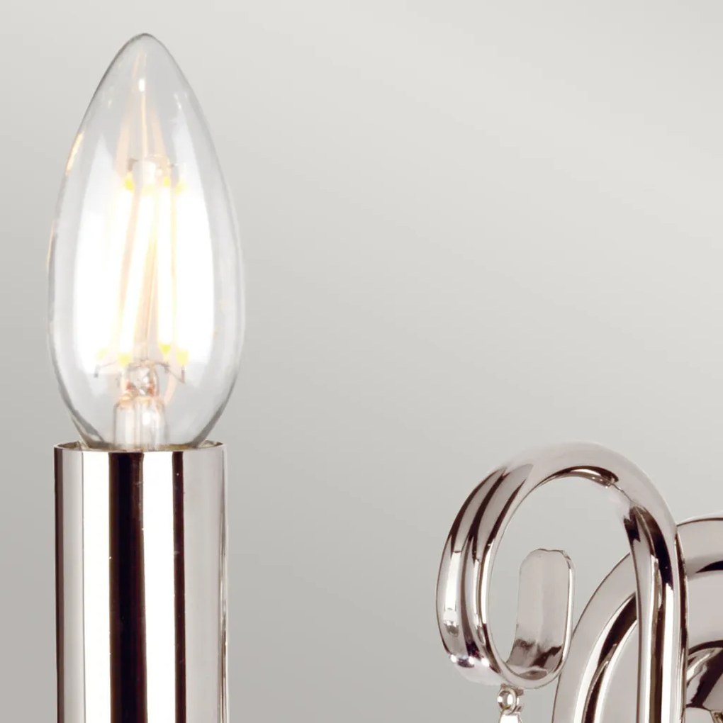 Elstead Lighting AEGEAN AG1-POL-NICKEL Fali lámpa 1x60W/E14