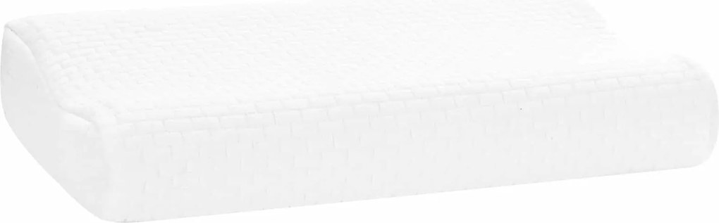 vidaXL Alvó Párna Egyszínű Fehér 50 x 30 x 10,5 cm Memóriahab