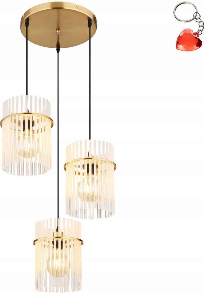 Függő lámpa Gorley 15698-3HRM Globo