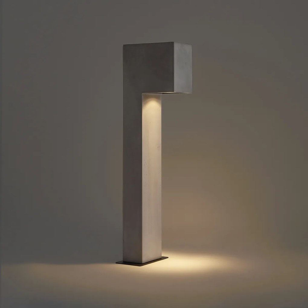 Modern kültéri oszlop szürke 65cm IP44 - Pompei