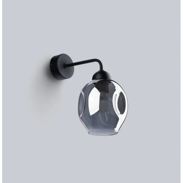 Sollux SL.1143 - Fali lámpa FILLAN 1xE27/60W/230V fekete