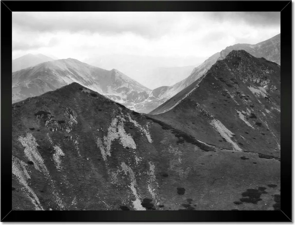 Poszterek keretben 40x30 Tátra Lengyel hegyek Kilátás