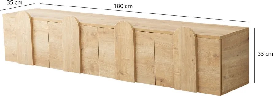TV-állvány, 180 cm – TR552NOS2427
