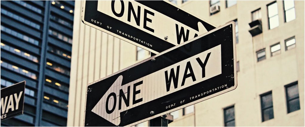 Kép - New York ONE WAY (120x50 cm)
