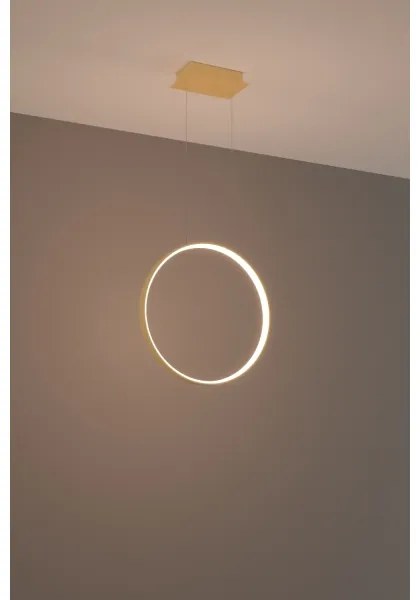 Thoro TH.220 - LED Csillár zsinóron RIO LED/30W/230V CRI90 3000K átm. 55 cm arany