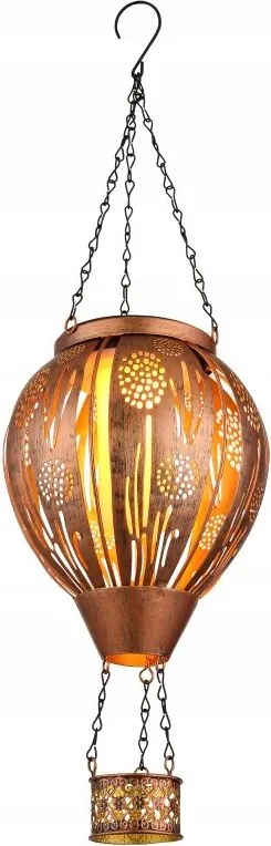 Globo Solar LED-es napelemes kerti lámpa 12x0,024W felakasztható lufi