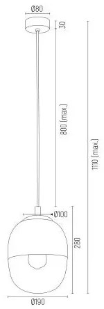 Argon 4675 - Csillár zsinóron BALTIMORE 1xE27/15W/230V arany