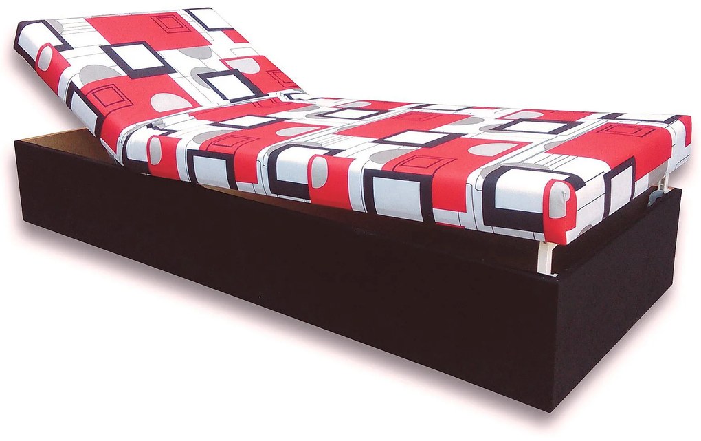 Egyszemélyes ágy (dívány) 90 cm Darcy (fekete 39 + Otawa 1). 793077