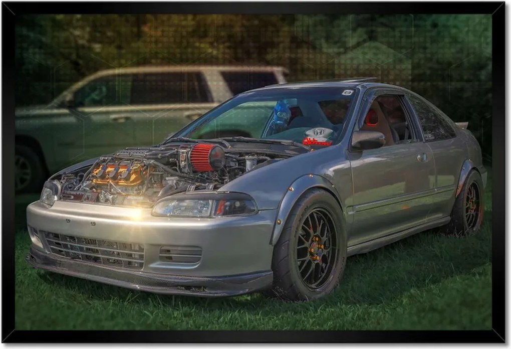 Poszterek keretben 60x40 Egyedi autó