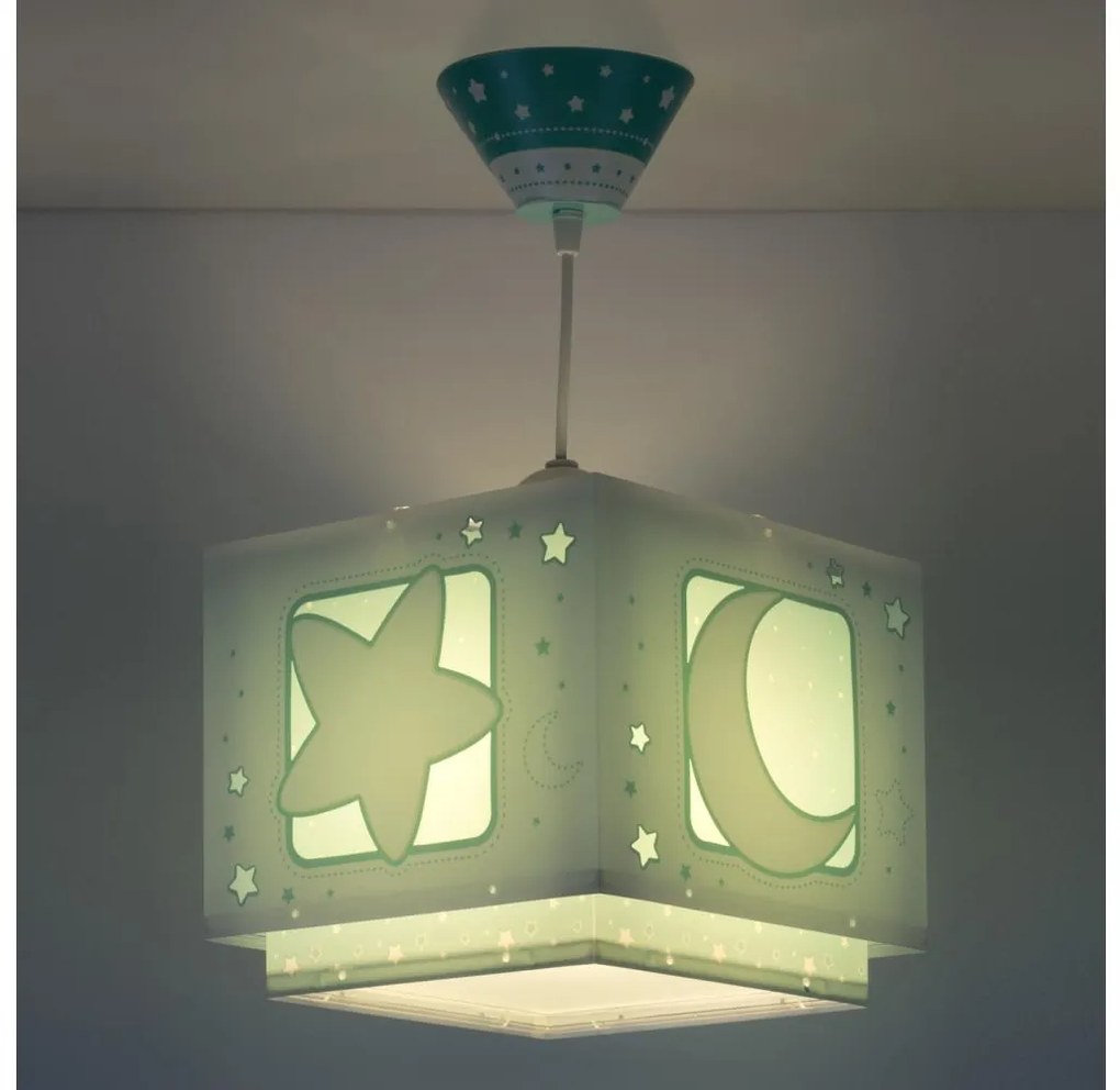Dalber D-63232H - Gyerek csillár MOONLIGHT 1xE27/60W/230V