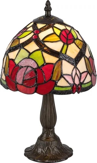 Brilagi - Tiffany vitrázs asztali lámpa GARLAN 1xE14/40W/230V