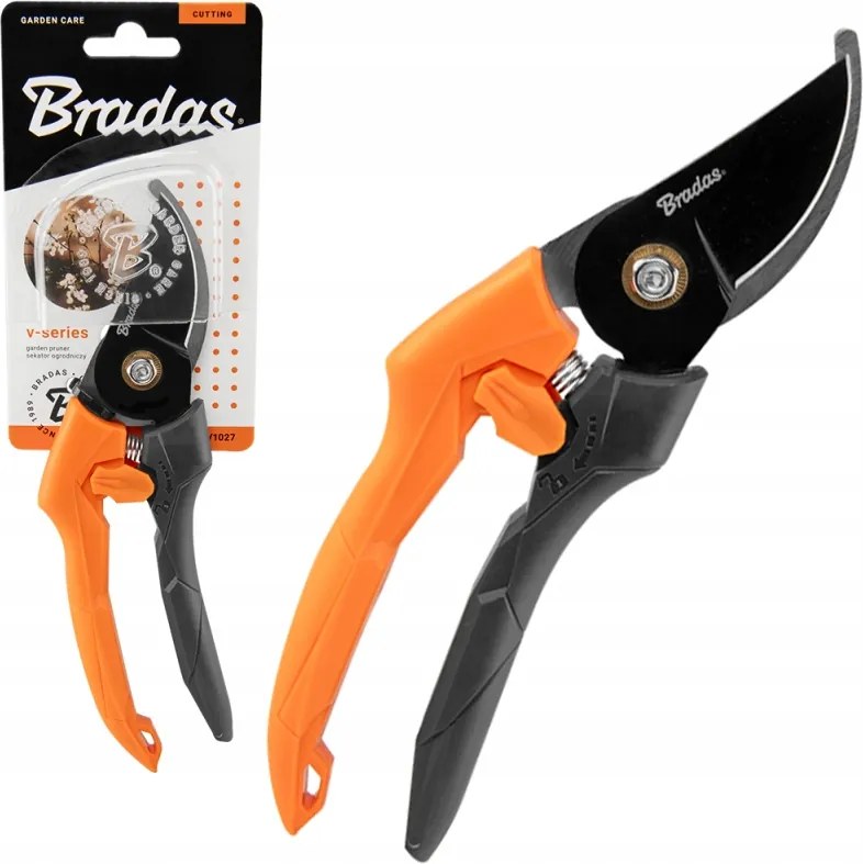 Metszőolló Kerti Kézi Virágágvágó Olló Bradas Acél SK5