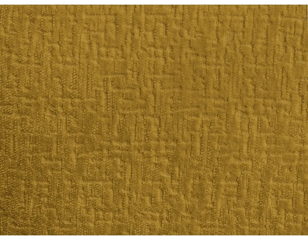 Mustársárga zsenília kinyitható kanapé 228 cm Neyo – Bobochic Paris