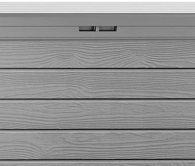 Deuba Woody 280 L tárolódoboz - szürke