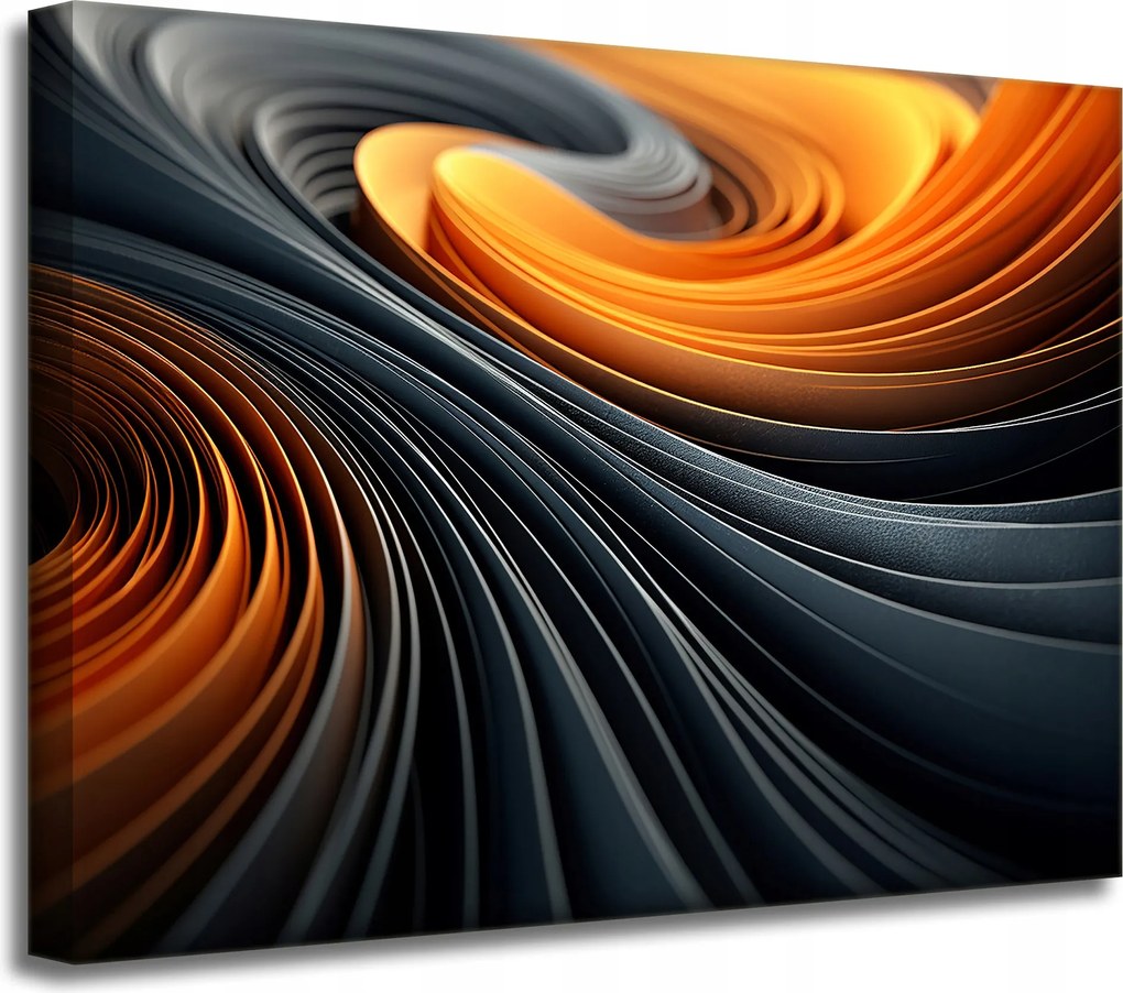 Vászonkép Absztrakt Örvény Spirálok 40x30
