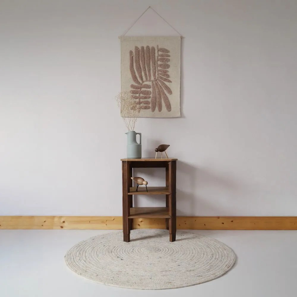 Krémszínű gyerek szőnyeg ø 140 cm Neethu Avoine – Nattiot