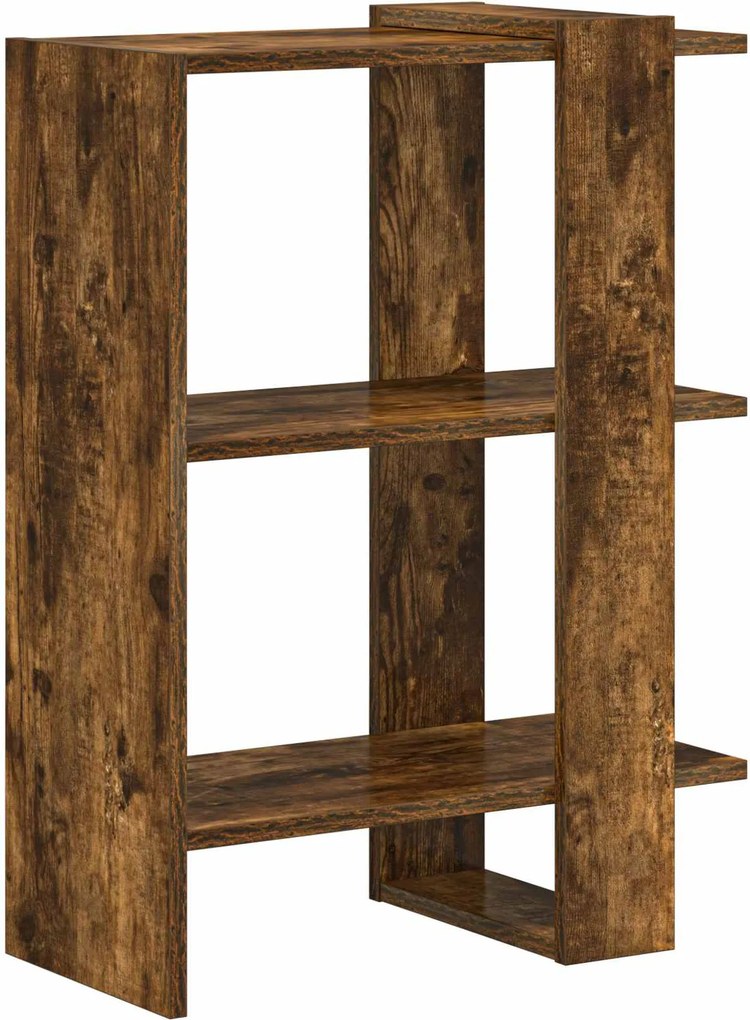 vidaXL Könyvespolc Füstölt tölgy 52 x 25 x 71,5 cm Faanyag
