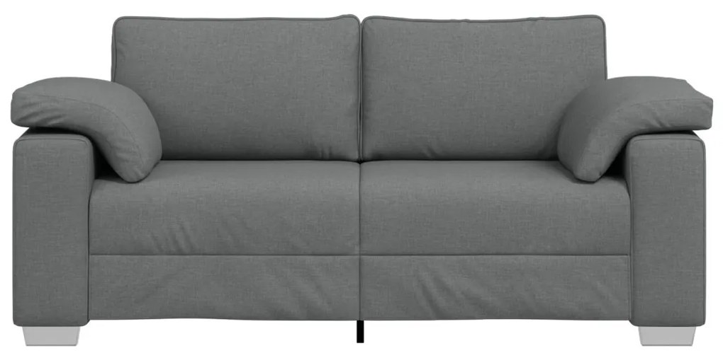 Kétfős Kanapé Sötétszürke 140 cm Szövet