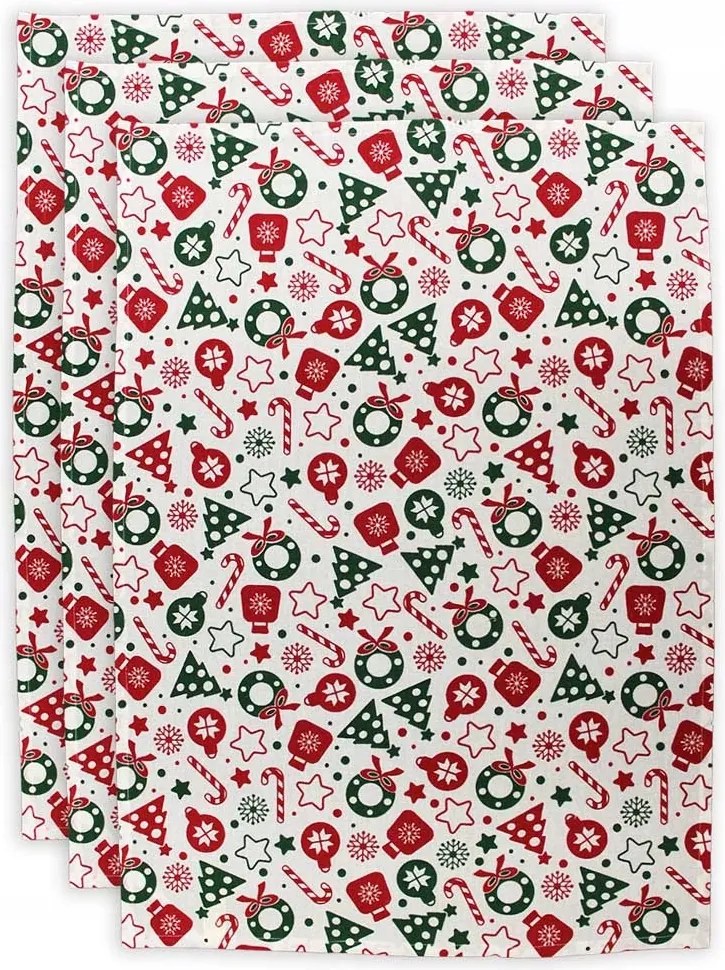 Home Elements 3 db konyharuha készlet 50 x 70 cm, Édesség