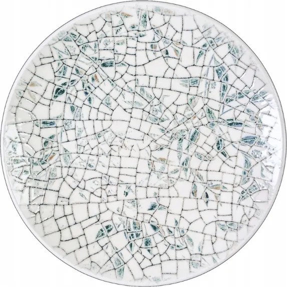 Wilmax 21 cm-es tengerészkék árnyalatú, lapos, kerek porcelán desszertes tányér