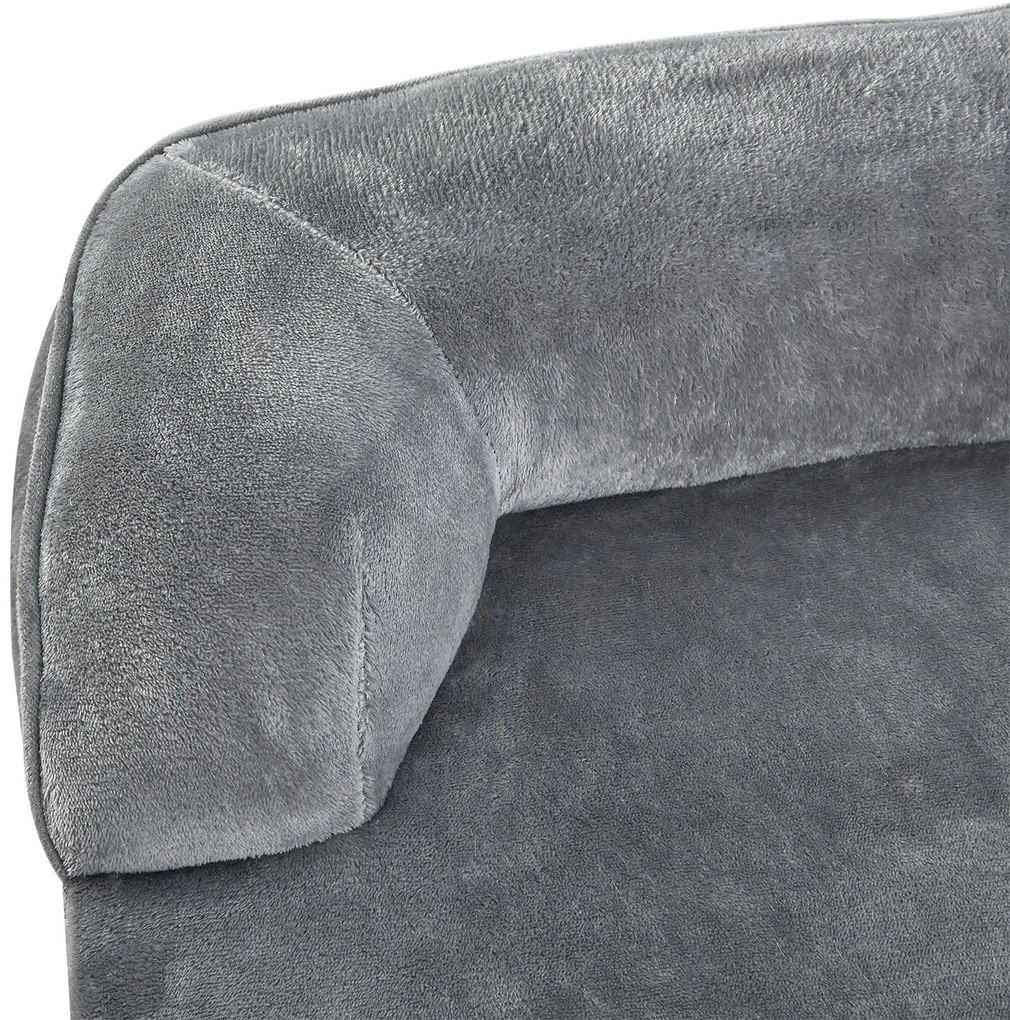 Juskys Sheena XL kutya fekhely 105x82 cm - szürke