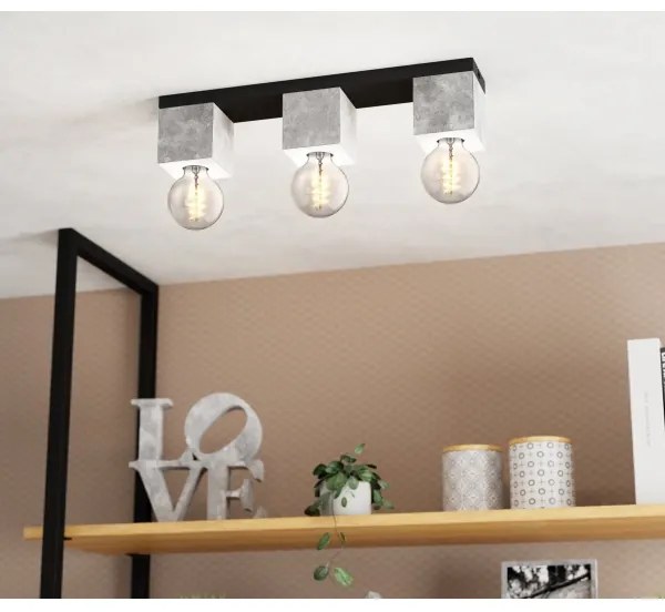 Eglo 43596 - Csillár PRESTWICK 3xE27/40W/230V