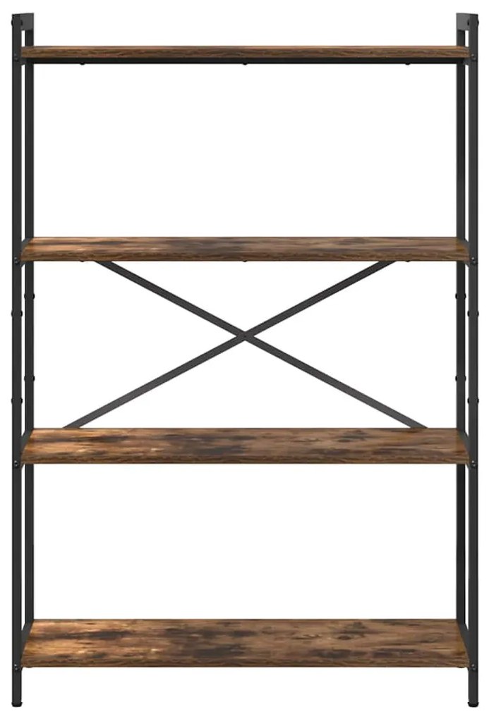 Könyvszekrény Füstölt tölgy 80 x 30 x 118 cm Faanyag