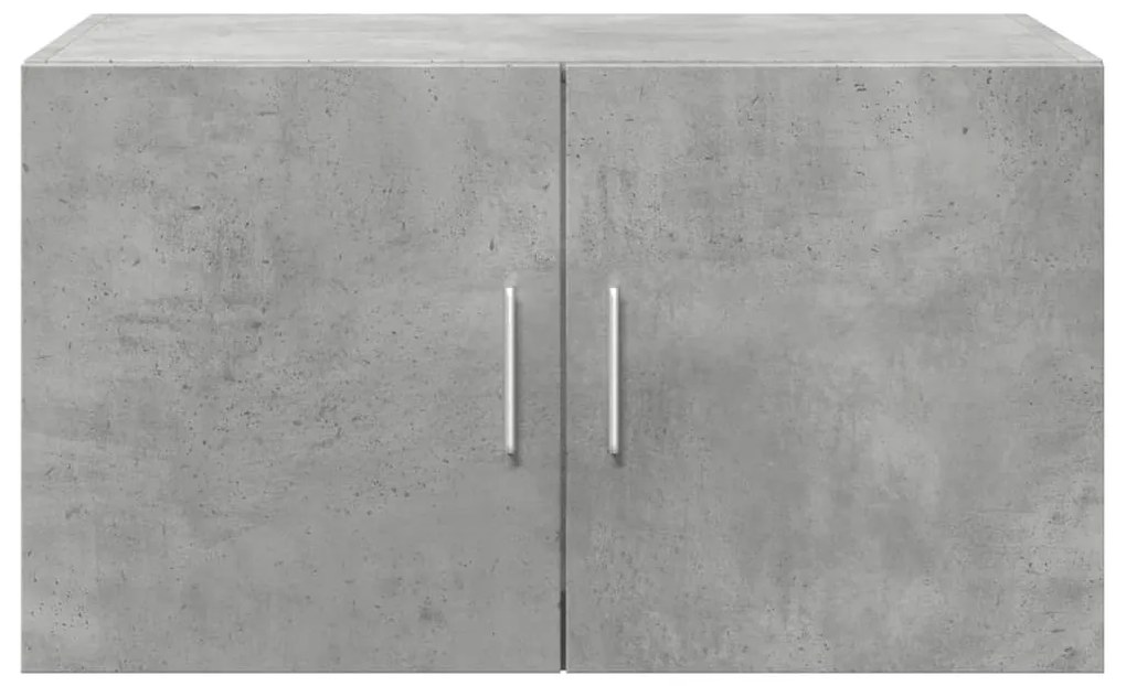 betonszürke szerelt fa faliszekrény 70 x 42,5 x 40 cm